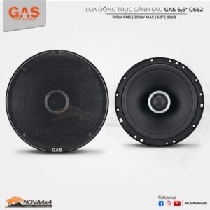 Loa đồng trục cánh sau GAS 6,5″ GS62 100W RMS/200W MAX