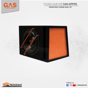 Thùng Sub hơi GAS GPP110 | 1000W – 1×10″