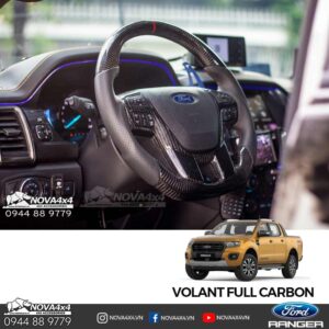 Bọc Vô lăng Carbon cho Ford Ranger