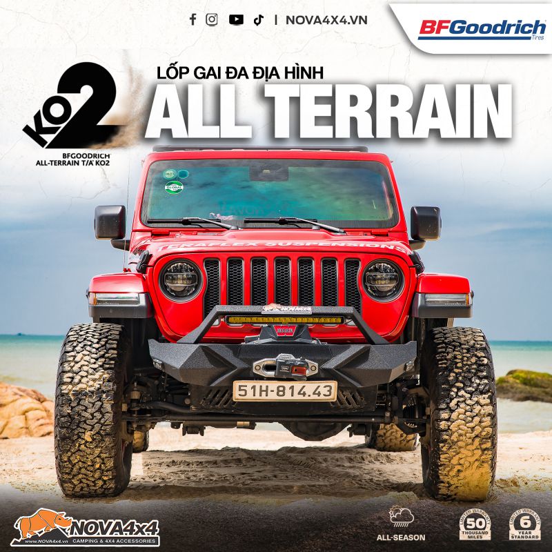Lốp BFGoodrich All-Terrain T/A KO2 LT315/70R17 (Made in USA) - Hình ảnh 2