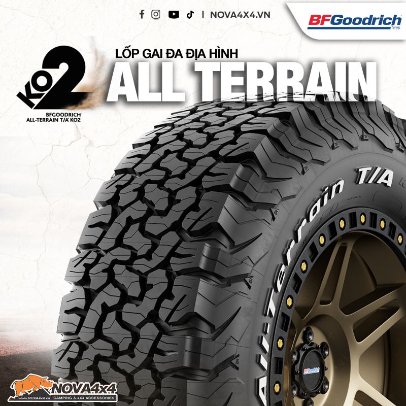 Lốp BFGoodrich All-Terrain T/A KO2 LT315/70R17 (Made in USA)