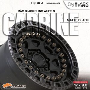 Mâm Black Rhino Carbine 17×8.5 | 6X139.7 | ET-18 | CB112.1 (đen mờ)