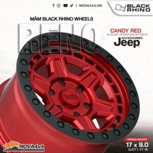 Mâm Black Rhino Reno 17×9 | 5×127 | ET-18 | CB71.5 CHO JEEP