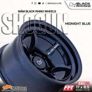 Mâm Black Rhino Shogun BR011 17×8.5 | 6×139.7 | ET-10 | CB 106,1 (màu xanh bóng đêm)