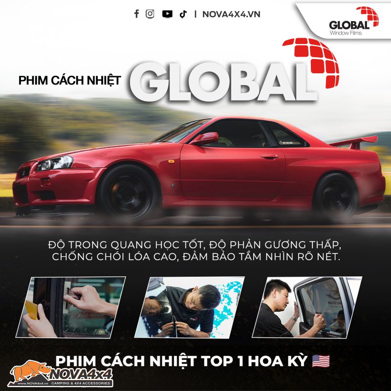 Phim cách nhiệt cao cấp Global Supreme Series cho xe 7 chỗ - Hình ảnh 2