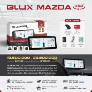 Màn hình BRAVIGO BLUX MAZDA 360°